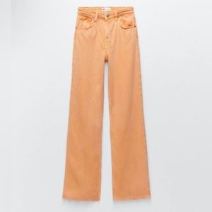 Zara Orange Jeans